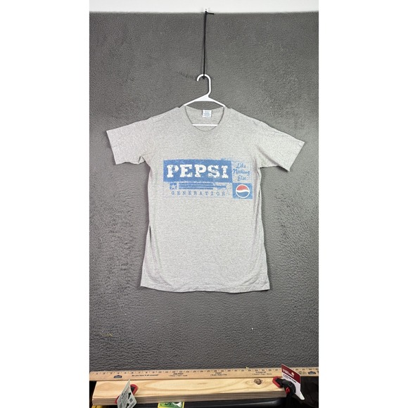 Pepsi Generation Shirt Mens Small Medium Gray Like Nothing Else Soda Graphic USA - Picture 1 of 8